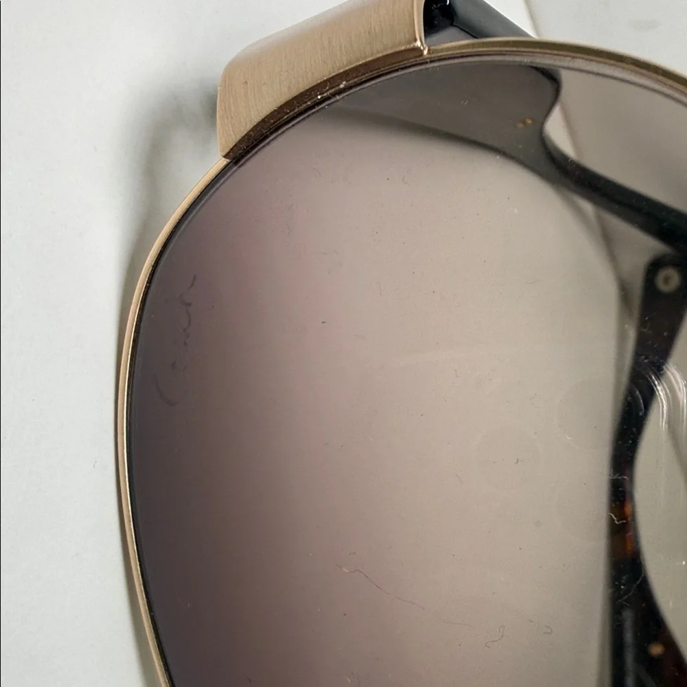 Coach Women's Brown and Gold Sunglasses - Picture 4 of 11